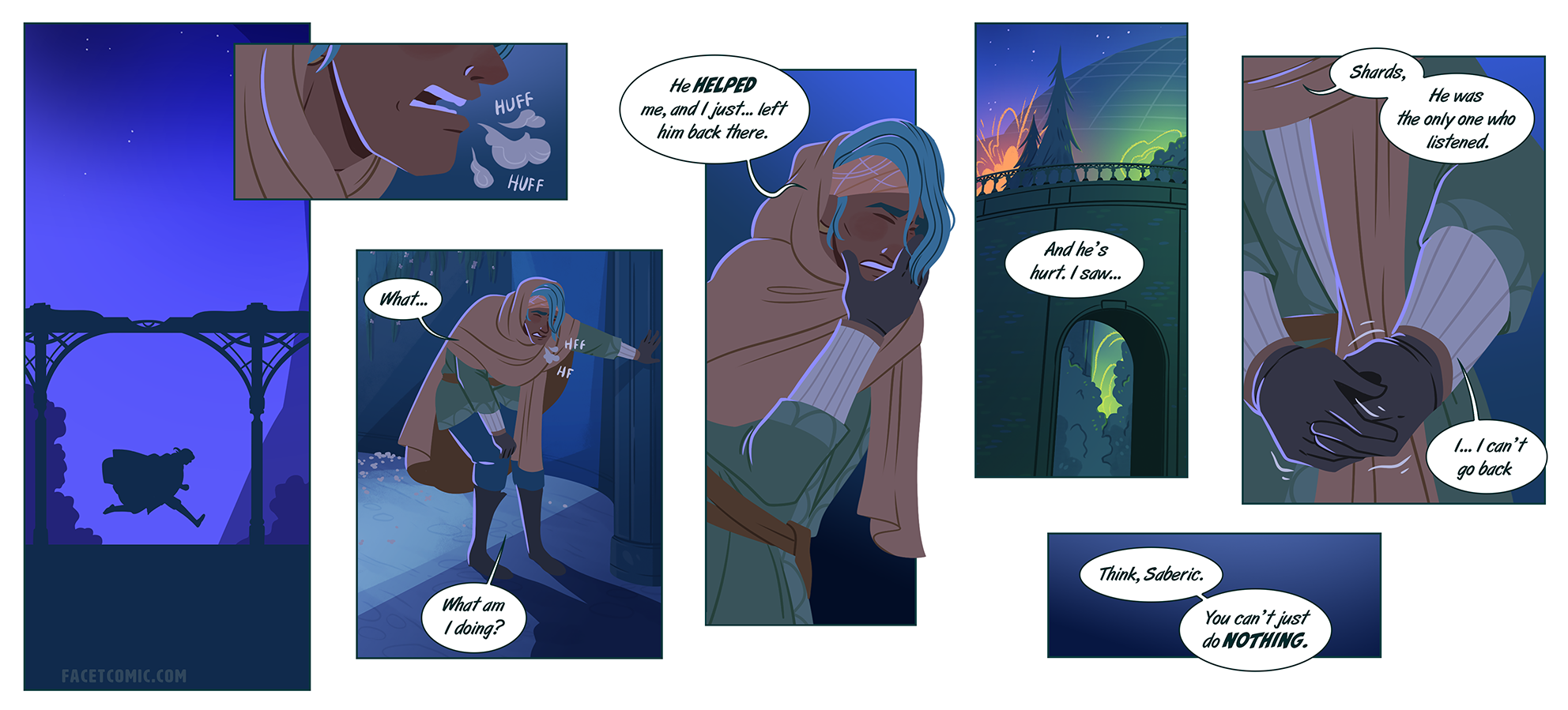 What's this? Character development, in MY comic?